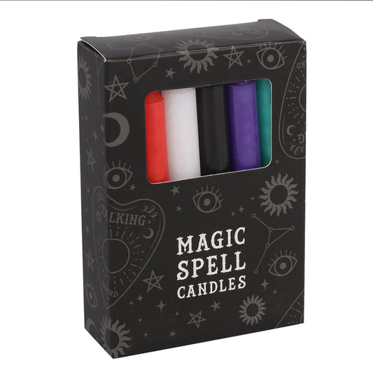 PACK OF 12 MIXED SPELL CANDLES