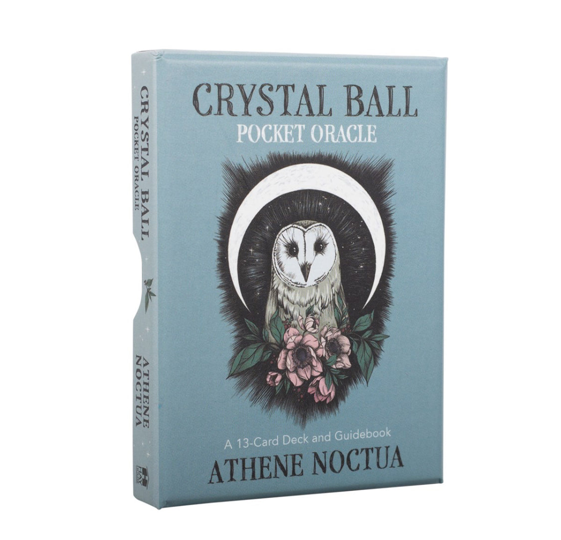 CRYSTAL BALL POCKET ORACLE CARDS